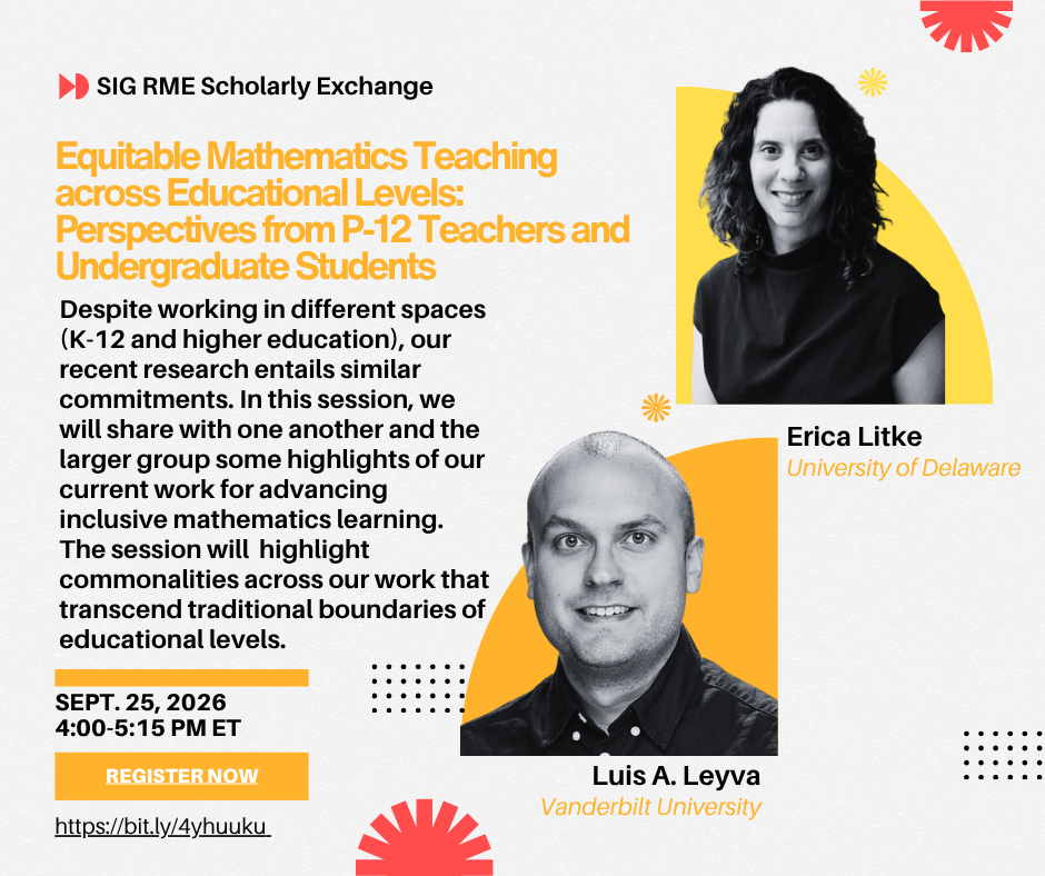 SIG RME Scholarly Exchange Ad 2026_09 (Facebook Post)